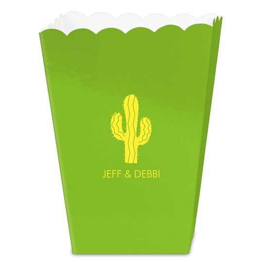 Desert Cactus Mini Popcorn Boxes